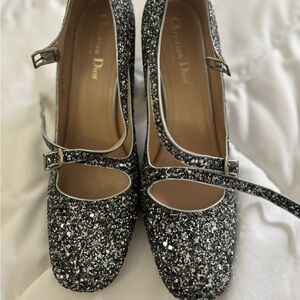 Beautiful sparkle Christian Dior sparkle shoes